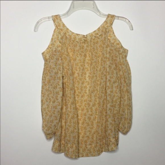 Anthropologie Pyracantha Cold Shoulder Blouse 0 - Picture 3 of 8